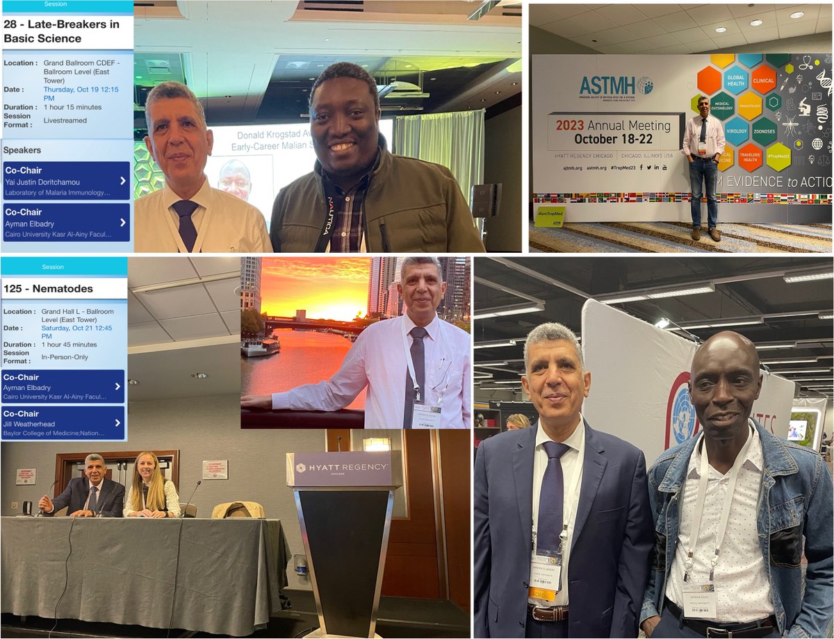 Pleased to participate in annual ASTMH conference, in Chicago, USA. member of scientific program committee, co-chair of two sessions, old and new friends. A privilege to be an international councilor of the American Committee of Molecular, Cellular and Immunoparasitology (ACMCIP)