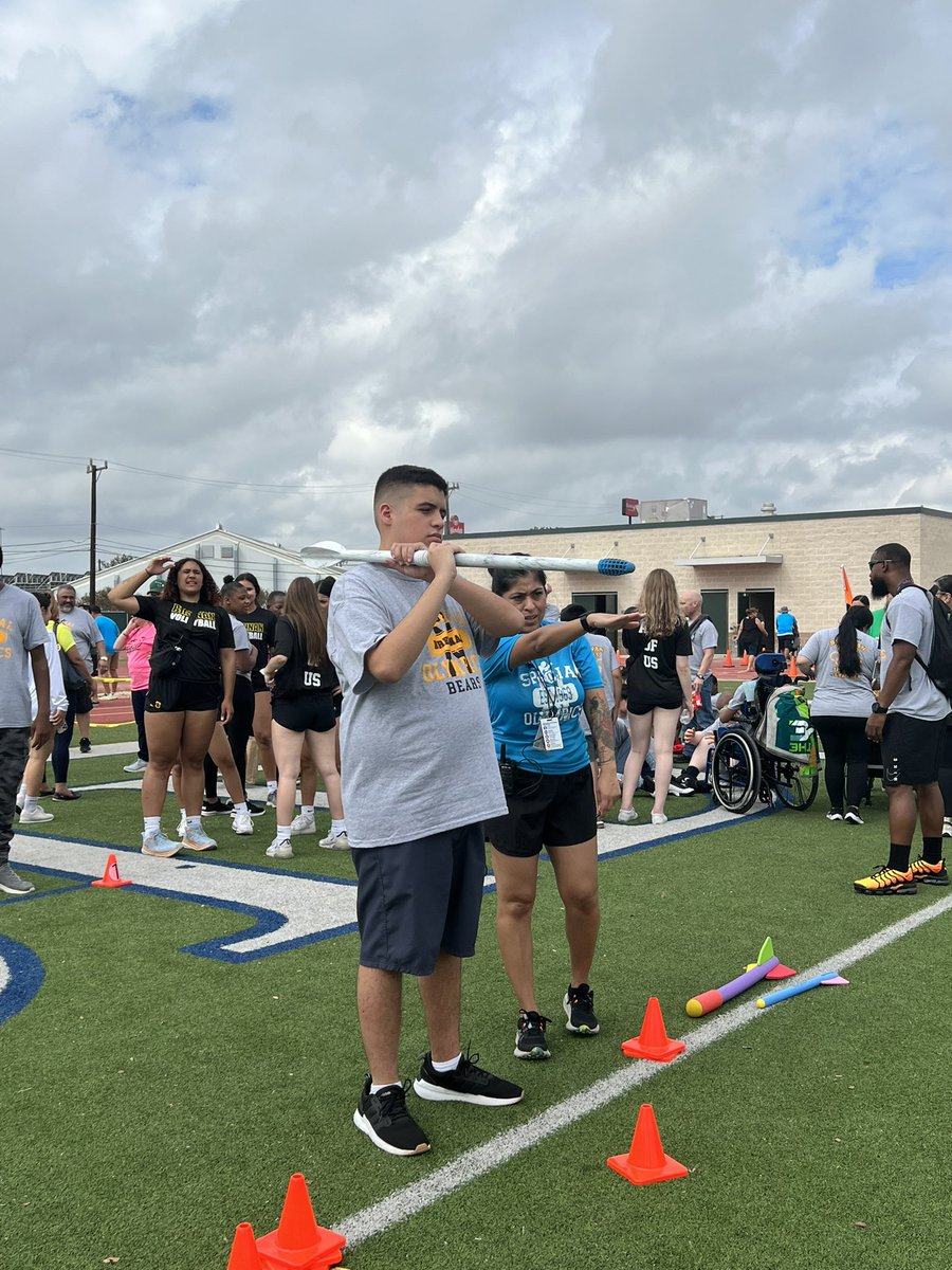 <a href="/NISDBrennan/">Brennan High School</a> ALE had a very successful Special Olympic Track and Field Prelims! We had a great parent turnout, had our besties for buddies <a href="/BrennanBearVB/">BrennanVolleyball</a>, and everyone did their best! They also looked fab in our new shirts from <a href="/A1SportsCenter/">A1 Sports Center</a>!  <a href="/NISDSpOlympics/">NISDSpecialOlympics</a> @Brennan_SE <a href="/NISD/">Northside ISD</a>