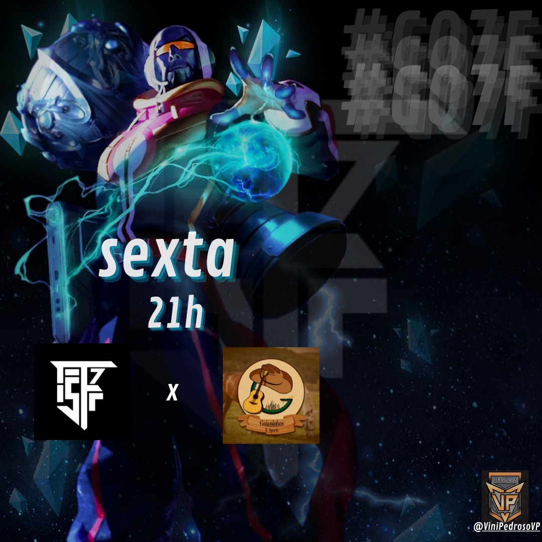 GAAAAAAAMEEEE DAAAAAAAAAAAAYYYYYYYY

Hoje as 21h teremos um confronto eliminatório pelo #CircuitoVP do @ViniPedrosoVP contra a equipe da <a href="/EGoianinhos/">Goianinhos E-sports</a> 

E TEMOS SURPRESA NA LINEUP:

🛡️<a href="/Deekr_Le/">Eragon</a>
👨‍🌾@LuizFernando737
🧙‍♂️@medmidlol 
🔫<a href="/shhhb3quiet/">joao</a>
🚑<a href="/iYamazaki28/">Tc</a>

#Go7F❄️❄️