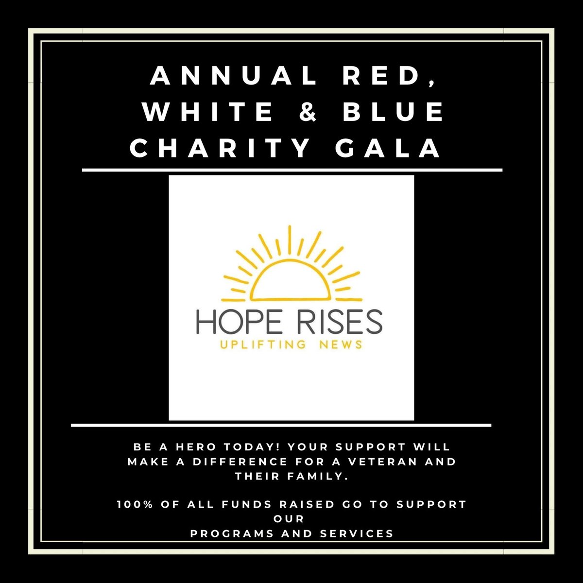 WNYHeroes's tweet photo. Thank you Hope Rises @KateGIaser for your #support with purchasing a table. We promise you an evening you’ll talk about all year long. #RedWhitandBlue @SenecaCasinos https://t.co/DbJVFVza27