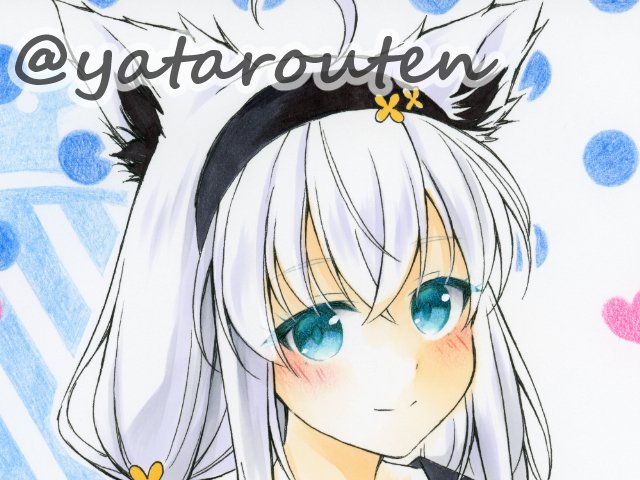 おはようございます今日の21時頃にBOOTHで販売予定のイラストですよろしくお願いします【BOOTH】はコチラ手描きイラスト#コピック #コピックイラスト#ホロライブ #白上フブキ #絵フブキ#猫又おかゆ #絵かゆ 