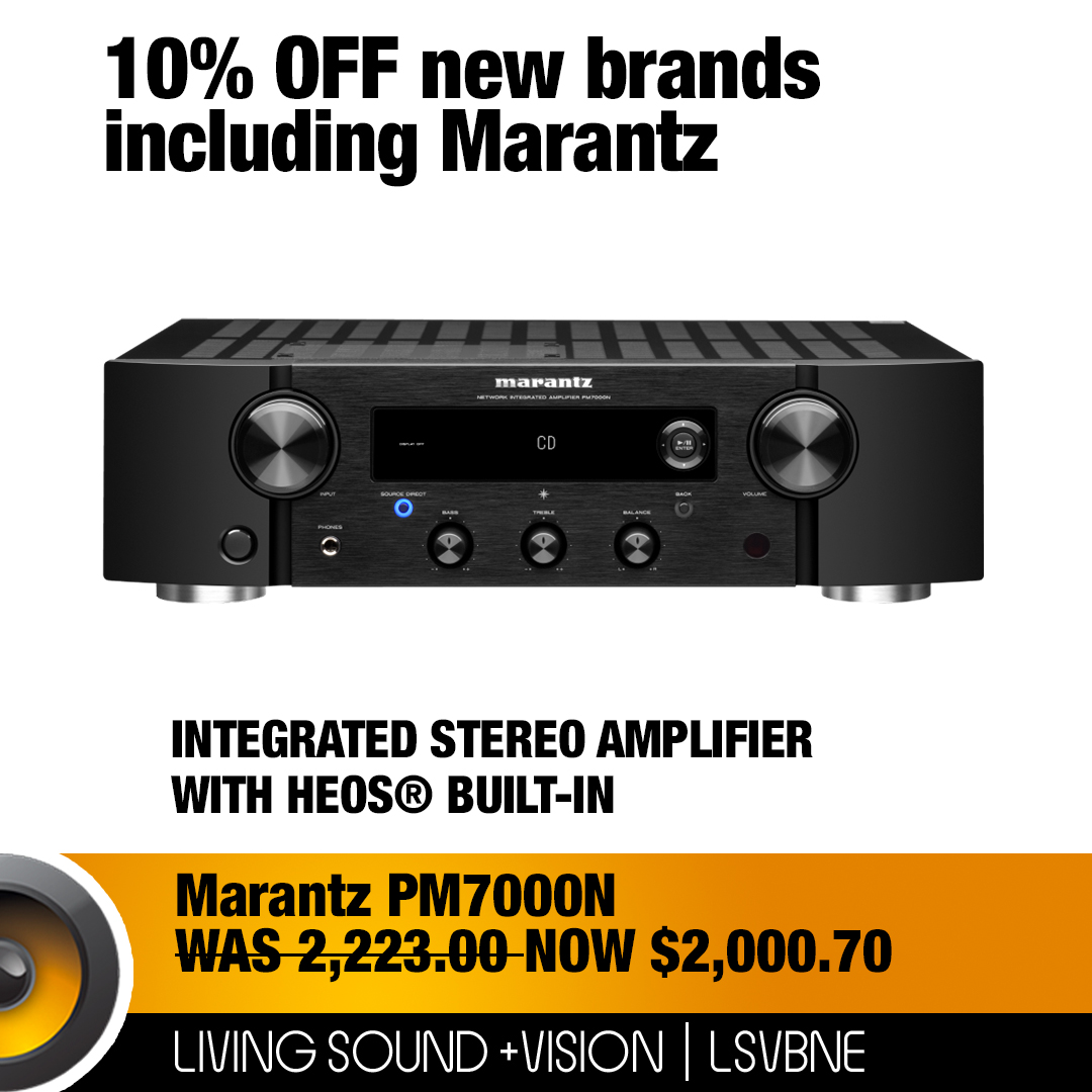 LSVBNE's tweet image. Add 'Welcome10' at the checkout and receive a 10% Discount on our NEW BRANDS including #MARANTZ.  T&amp;amp;Cs apply | Can't be using in conjunction with other offers @ #LSVBNE Offer ends 31/10/23 👉 ow.ly/vNBT50Q1L2Y