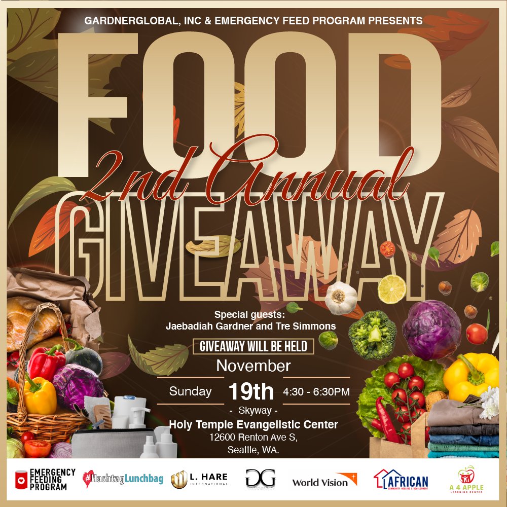 jaebadiah's tweet photo. Best thing about truth is that it speaks for itself. Got some amazing folks who confirmed attendance. Looking forward to this day of service #skywaygiveback #BIY #GardnerGlobal #letsbuildwealth #hashtaglunchbag #community @Tr3Simmons @KarlyBri #strongertogether #upwardtogether https://t.co/LdpGw9YbF4