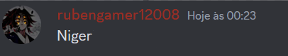 RodrigoPer2833's tweet photo. estava num server de discord e esta pessoa começou a fazer comentarios racistas :sob: @rubengamer12008 https://t.co/JAEsmw0eux
