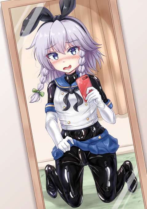 #みなさん2年前の今頃はどんな絵描いてましたかちょうど2年前に初めてラバースーツを描き始めました(ラバースーツ島風服のCJD咲夜くん) 