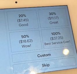EvilMopacATX's tweet photo. Counter service in 2023 Austin https://t.co/VAaWT59XWi