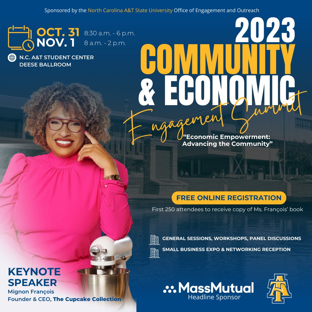 As we continue to invest in our communities, we believe it's just as important for us to invest in those who support and embody those same communities. You're invited to join us for this extremely important summit. ncat.edu/provost/academ…