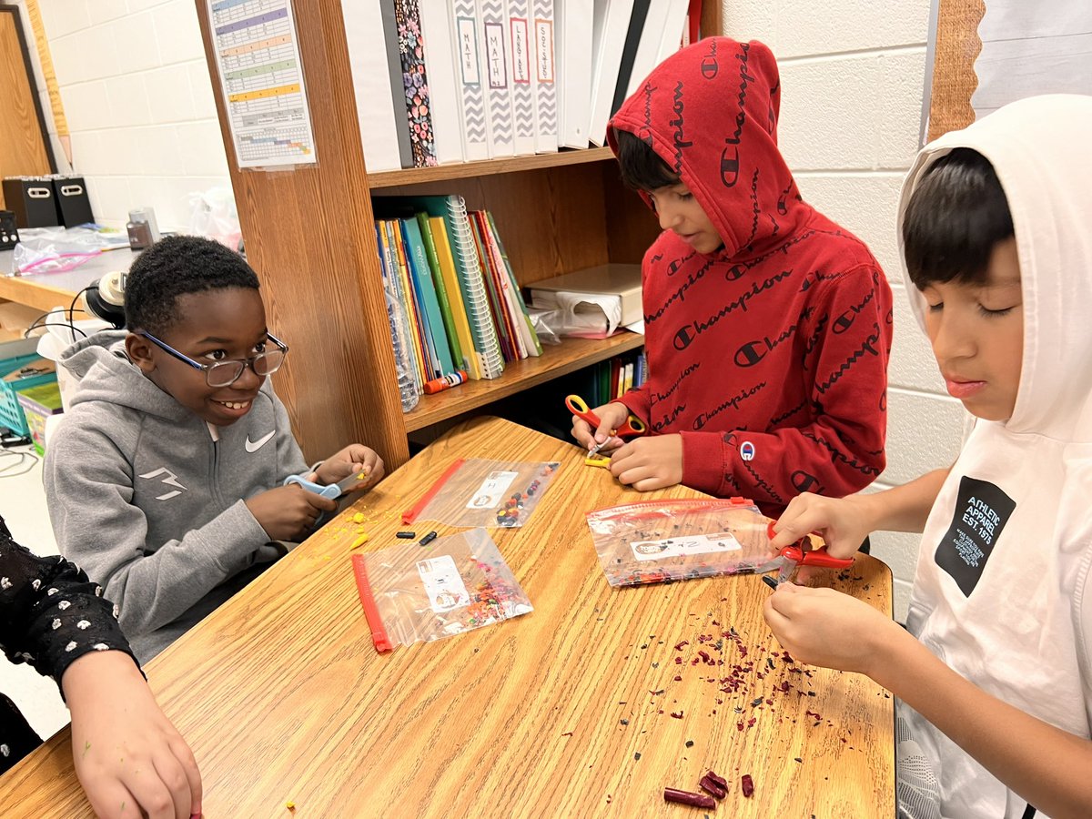 Mrs. Tovey (@mrsktovey) on Twitter photo Fun day for fifth in science today! We had a rock cycle lab where the students saw the process of creating each rock using crayons! <a href="/BrandiMcRobert5/">Brandi McRoberts</a> <a href="/GregVeto92/">Gregory Veto</a> <a href="/CountrysideElem/">CTY@LCPS</a> Fun day for fifth in science today! We had a rock cycle lab where the students saw the process of creating each rock using crayons! <a href="/BrandiMcRobert5/">Brandi McRoberts</a> <a href="/GregVeto92/">Gregory Veto</a> <a href="/CountrysideElem/">CTY@LCPS</a>