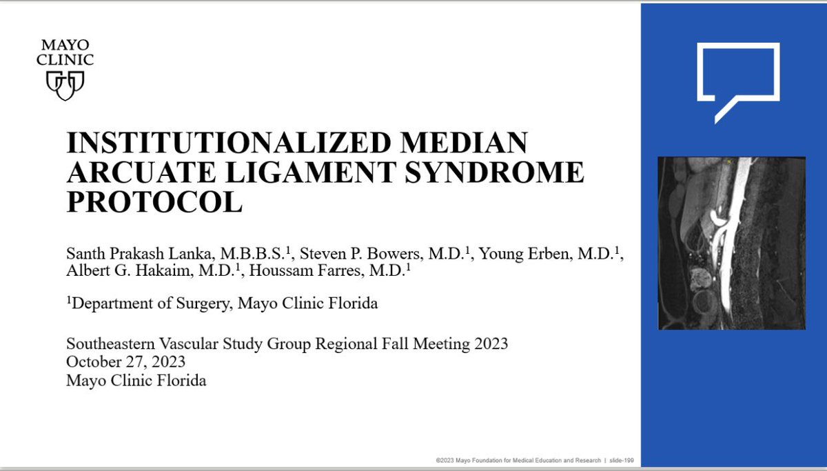 Another successful #SEVSG in hybrid format. 🙏 <a href="/gru6n/">Gilbert Upchurch</a> 4the 🔑 note address &amp; <a href="/FadiShamounMD/">Fadi Shamoun, MD</a> 4the educational session on ABI/TBI/TcPO2 4PAD patients #VQI with great presentations by trainees <a href="/LankaSanth/">Santh Prakash Lanka</a> @ChristopherMon_ <a href="/SLRakestraw_/">Stephanie Rakestraw</a> <a href="/garcia_toca/">Manuel Garcia-Toca</a> <a href="/AWBeckMD/">Adam W. Beck</a> <a href="/VascularSVS/">Society for Vascular Surgery</a> <a href="/JVascSurg/">Journal of Vascular Surgery</a>