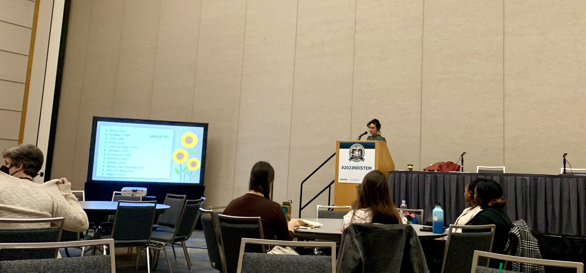 SACNAS_UMass's tweet photo. Awesome presentation at @SACNAS this morning during the STEM Education grad session by one of our chapter members @a_bernadette ! 🥳 https://t.co/HFl943UF6y