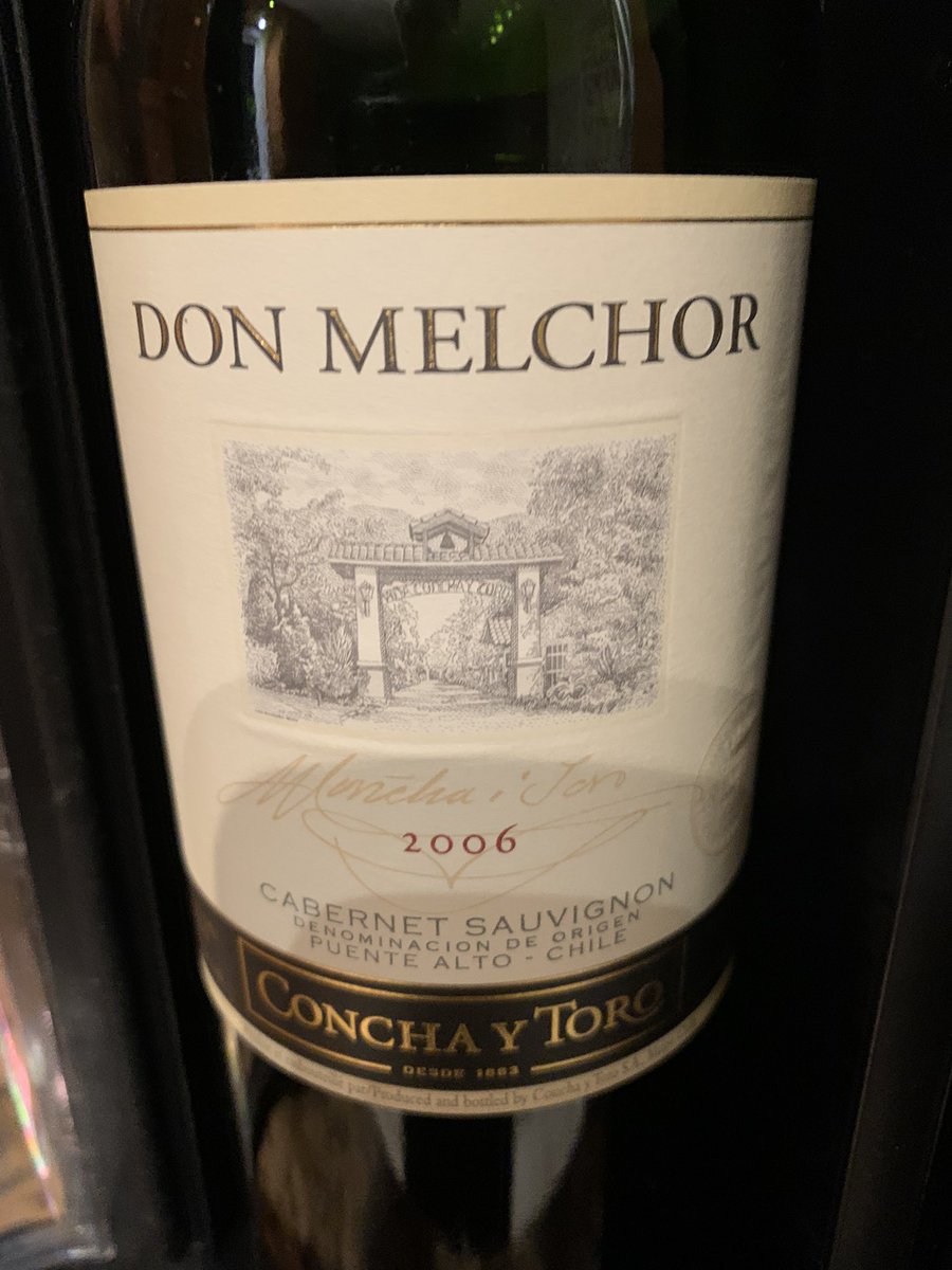 Top Chilean wine. Needs time to open up but you will be rewarded with velvety dark fruit, plum and cassis rounded out by a touch of milk chocolate. #Chile @conchaytoro #chileanwine