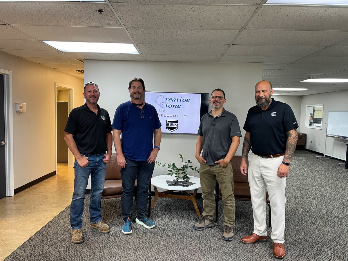 BbmMachine's tweet image. Congrats to Creative Stone, Inc. on the purchase of a PALADIN stone router! 

Thank you for entrusting BBM Machine to help elevate your shop’s production. We look forward to the install of your PALADIN! 

#CNCStoneRouter #StoneRouter #BBMMachine #PALADIN #CountertopFabrication