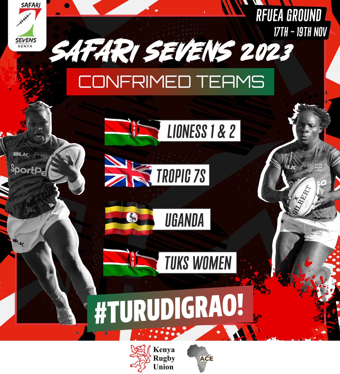 safarisevens's tweet photo. Exciting news 📢 The stage is set, and the competition is fierce! Here are the teams that will be showcasing at the #Safari7s 2023 | Congratulations to the SUPER FANs 🙌🏿 that predicted right. Which team should we call up next? #TurudiGrao #KRU #PoweredByACE⚡
@OfficialKRU https://t.co/Lm7E9kD9rG