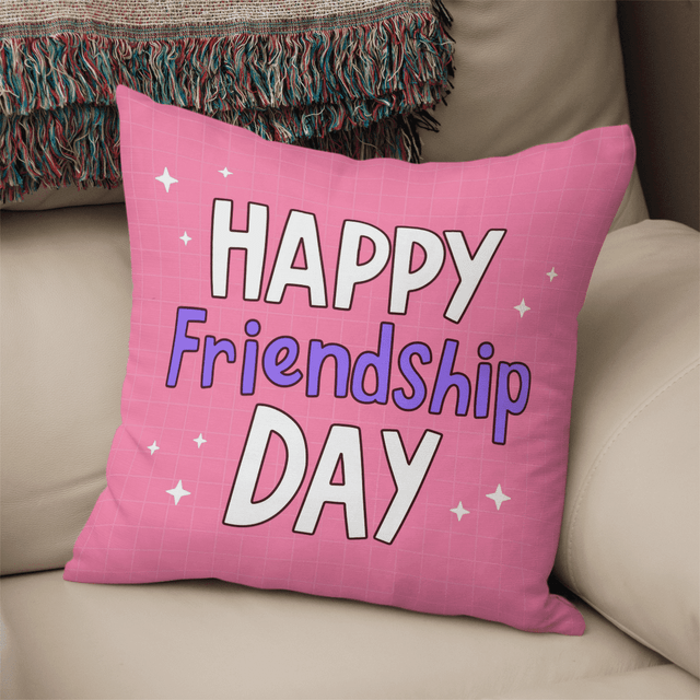 Velyonstore's tweet photo. Happy Friendship Day Pillow https://t.co/RcEaIK6ZF2