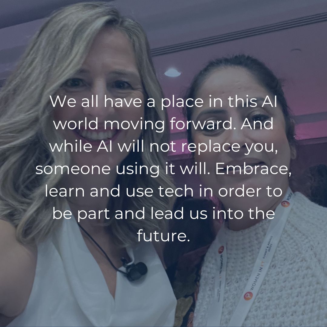 Are you embracing change? One of many takeaways from the Women in IT Summit last month. #leadership #ACCELLE #womeninleadership #womeninIT #coaching #futuregrowth #neverstoplearning #AI  #WITCanadaSummit #WITSummit #WIT