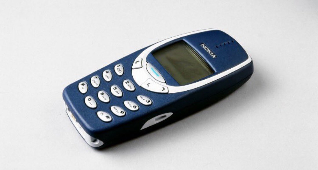 JonErlichman's tweet photo. Nokia’s 3310 launched 23 years ago.

At the time, Nokia was ten times more valuable than Apple. https://t.co/qTAsrv50IN