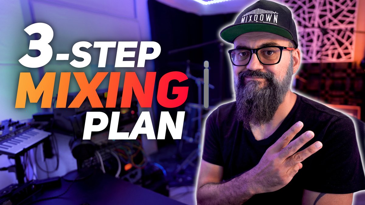 In this video, I'm sharing the 3-step mixing plan I would use if I were starting from scratch in 2024. Mixing music is a skill that can be improved if we focus on the right things, and these steps will help you reach your mixing goals.

youtu.be/ljWAo89W0M4