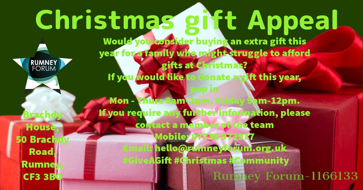 #GiveAGift #Christmas #Community #rumneyforum