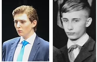 The word of the Day is: UNCANNY /ˌənˈkanē/ adjective derivation: SCOTS in the sense ‘relating to the occult, malicious’): English. In a sentence: 'Vladimir Putin and Barron share an uncanny resemblance.'