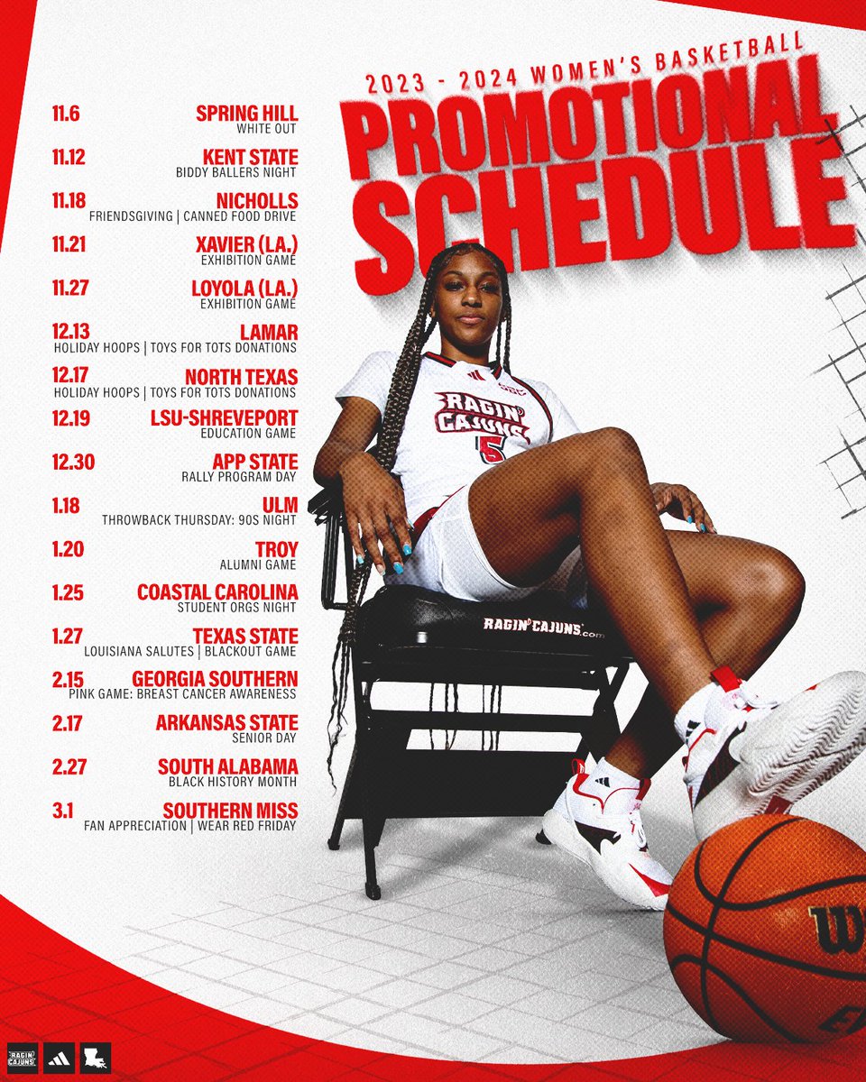 Louisiana Ragin' Cajuns® Women's Basketball tweet media