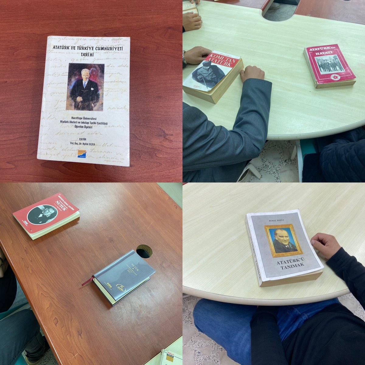 Dedeli_METAL's tweet photo. Cumhuriyet'in Kuruluşunun 100. Yılı Etkinlikleri kapsamında 26 Ekim 2023 Perşembe günü OKUSAM Projesi Kapsamında Cumhuriyet Temalı Kitap Okuma Etkinliği @bafra_mem @samsunmem https://t.co/9AetDZ5dym