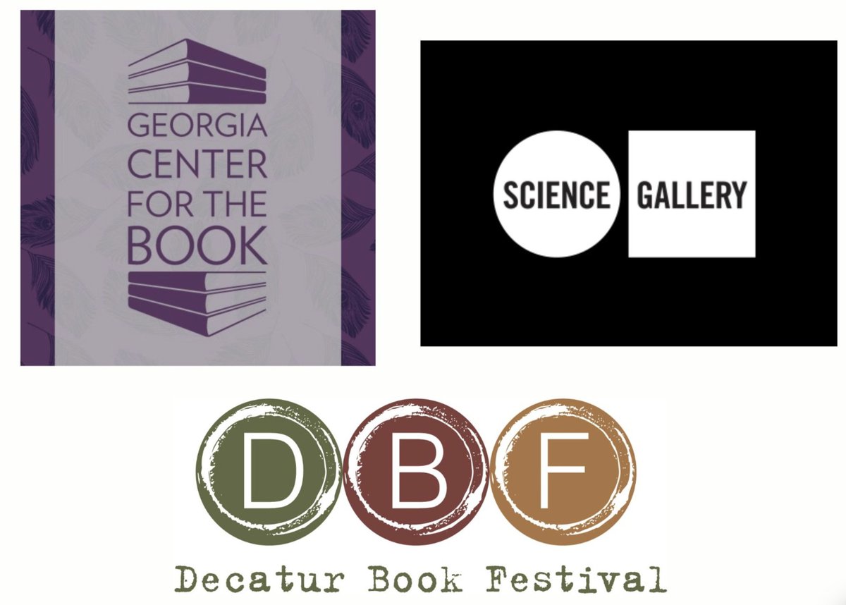 6/x A big THANK YOU to our 3 great co-sponsors for @MarynMck's 2023 #HealthStorytelling LIVE Author Q&A Series. @GaCntr4TheBook👏 @SciGalleryATL 👏 @DecaturBookFest 👏 #BookstoRead