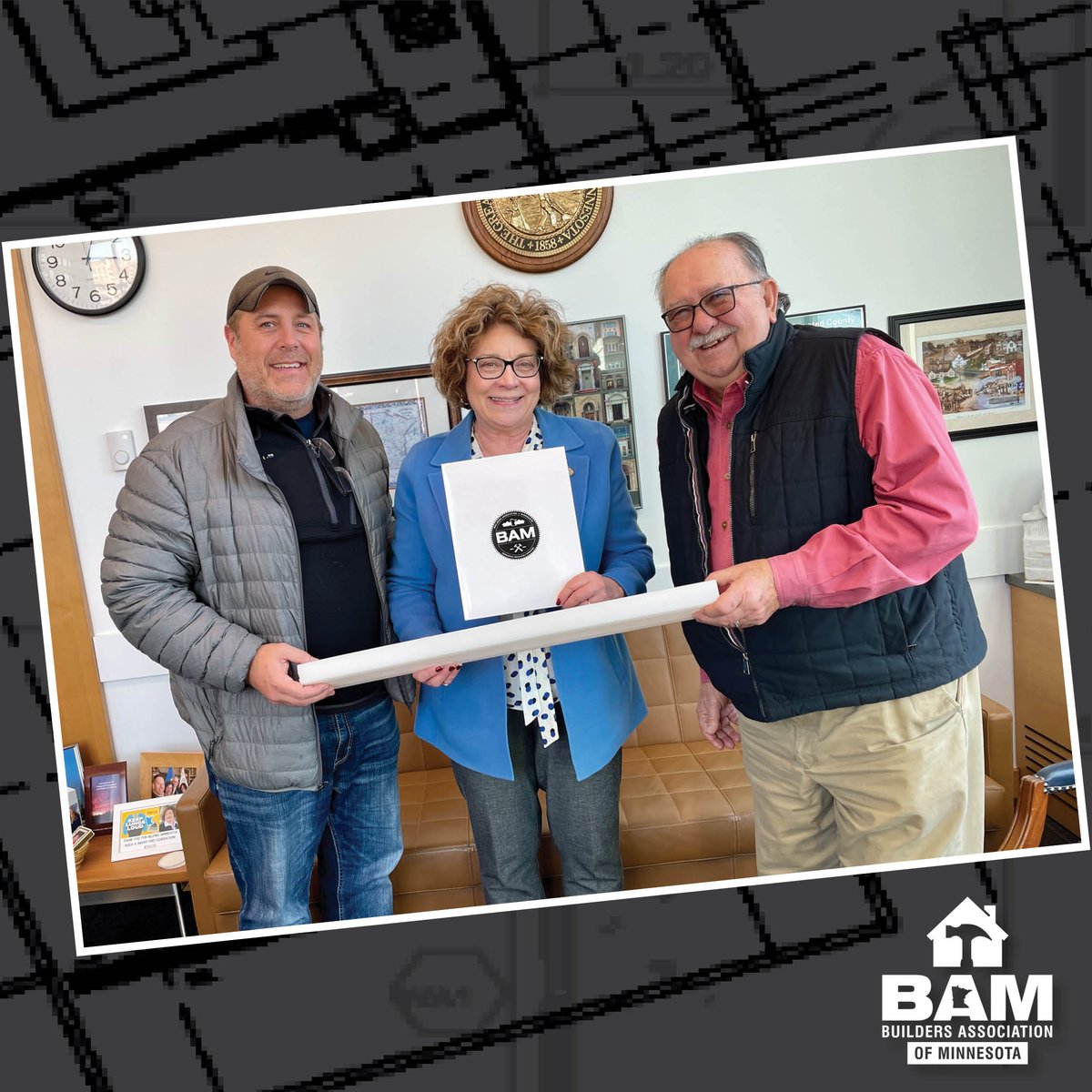 BAMN1974's tweet photo. Thank you to our BAM Government Affairs Committee members who met with Senator Carla Nelson during the last legislative session to discuss key issues within the industry, so we can build a better tomorrow.
#BAMN #MNConstruction #MNSenate https://t.co/wKIz2l1do7