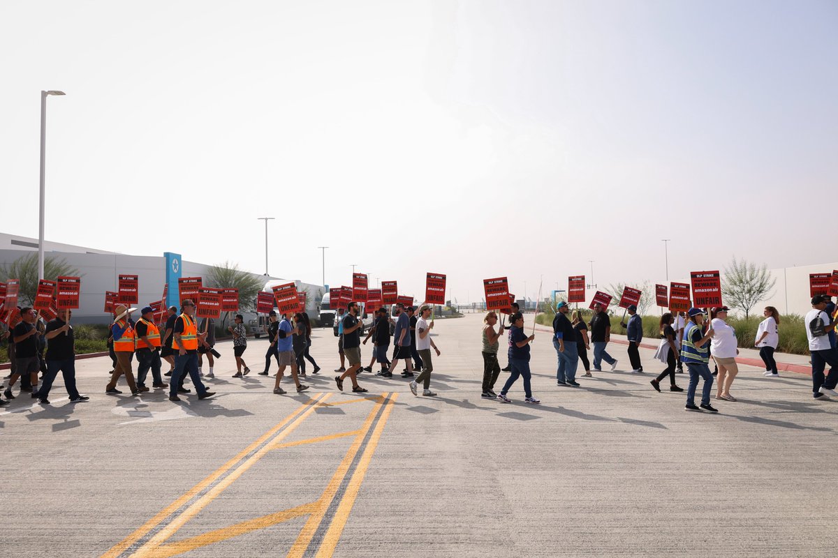 Their strength is rooted in each other as proud working families of the Inland Empire region. They continue to deserve much more.

WORKER &amp; COMMUNITY POWER WORKS!

Congratulations <a href="/SBACommunities/">San Bernardino Airport Communities</a> + <a href="/ieamazonworkers/">KSBD Amazon Teamsters</a> on your victories! Solidarity forever! 

✊✊✊✊✊✊✊
(7/7)