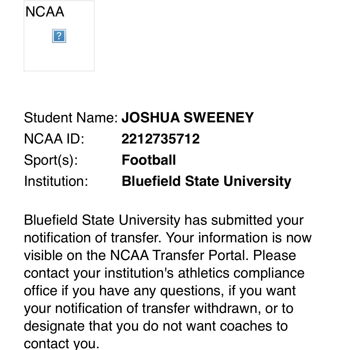 Joshua Sweeney tweet media