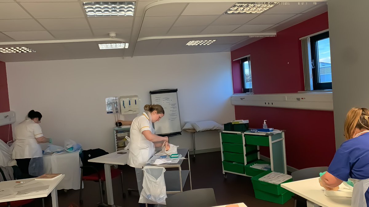 DigitalLead4813's tweet photo. First Urethral Catheterisation (Male & Female) Simulation Practice was in full swing on Thursday. These sessions help learners value the importance of simulation practice to support them becoming a registered healthcare professional. #SupportingTheTransition #SafeLearningSpace https://t.co/PylPRnk1rW