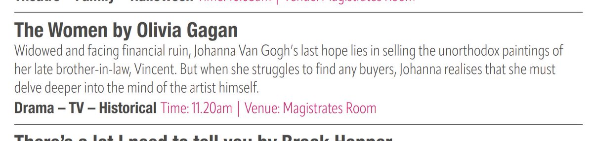 oliviaannemaria's tweet photo. An excerpt from my TV drama script, The Women, is on at 11.20AM at @ScriptsTheThing festival at The Corn Exchange, Dorchester this morning. Dorset folk, come see! #screenwriting #scriptsthething https://t.co/sJclvWcGij