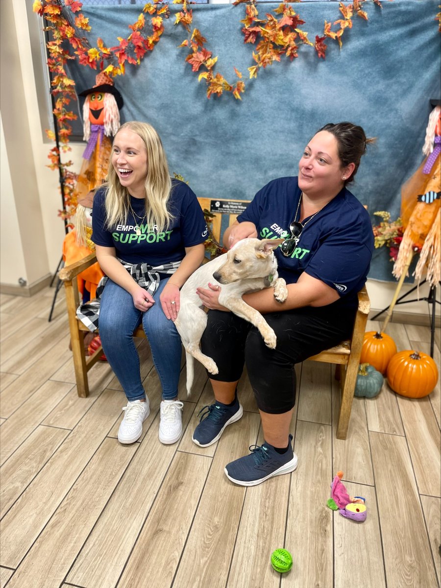 Lots of walks and playtime for our four-legged friends at Helping Hounds Dog Rescue. Our team spent the day with these adoptable pups, ensuring they received all the love and attention they deserve. #EmpowerFCU #HelpingHounds 🐶 🐾