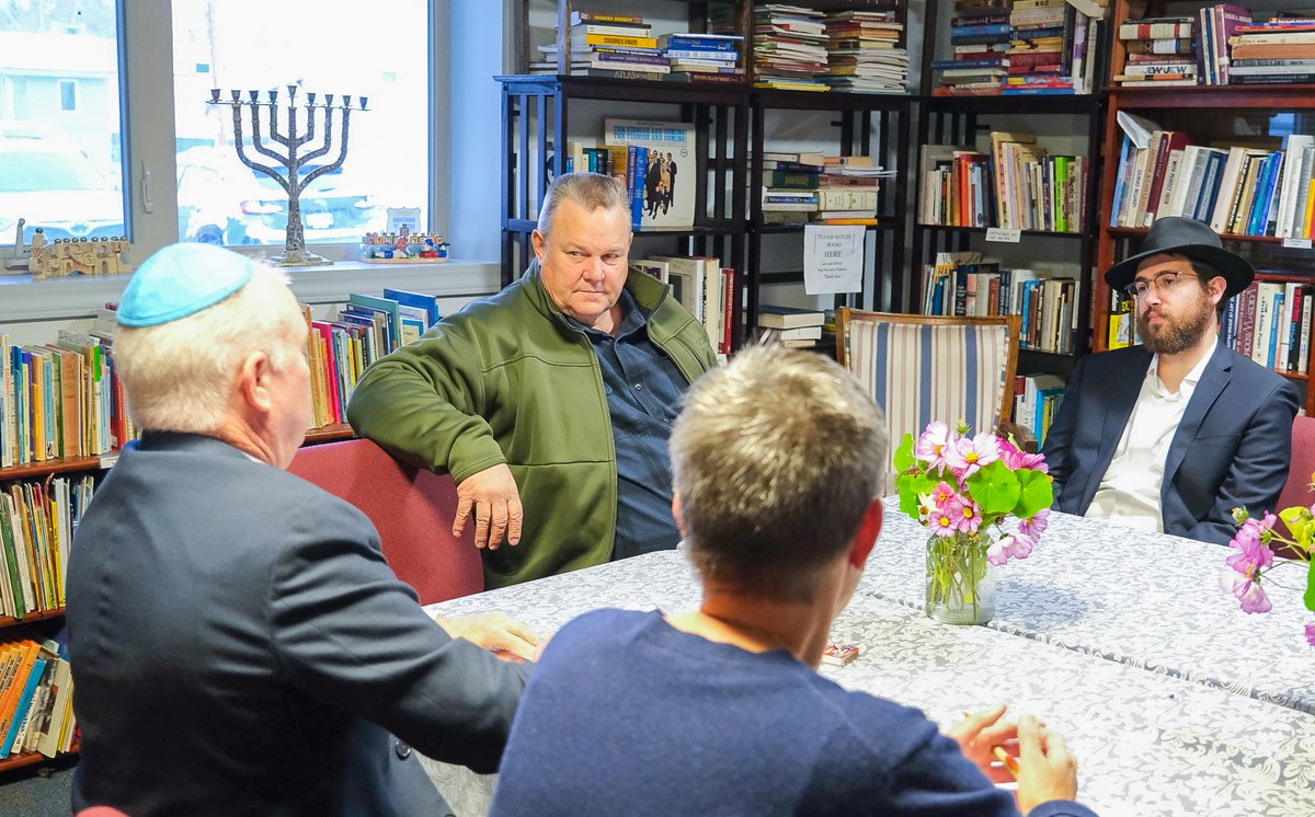 I was honored to hear from Rabbi Kula, Rabbi Chezky, and members of the Har Shalom congregation in Missoula, and I’m proud to stand with Montana's Jewish community across our state. Hate and antisemitism have no place in Montana.