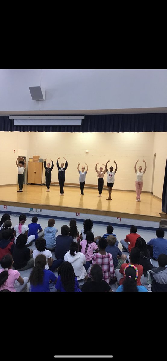 wildwoodmagnet's tweet photo. Third grade students received a visit from the Raleigh Dance Theatre. They learned dance moves as they discussed book characters and their feelings. They will soon visit the Fletcher Opera House, to see the dancers dance on their own stage. @wcpssmagnets #artsanddesign https://t.co/Ozyn8vYNZQ