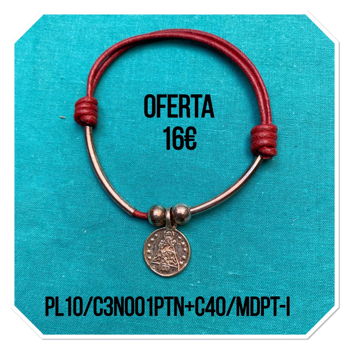 CHARREBOLI's tweet photo. Pulsera cuero 3mm, nudos corredizos, tubo,entrepieza (2 bolas 4mm) y medalla de plata de ley 925  #oferta #pulseraplatadeley925 #bisuteriaplata925 #cuero #regalonavidad #liquidacionstock #liquidacion #bisuteriaKoKo’s https://t.co/J0qm18c6gE