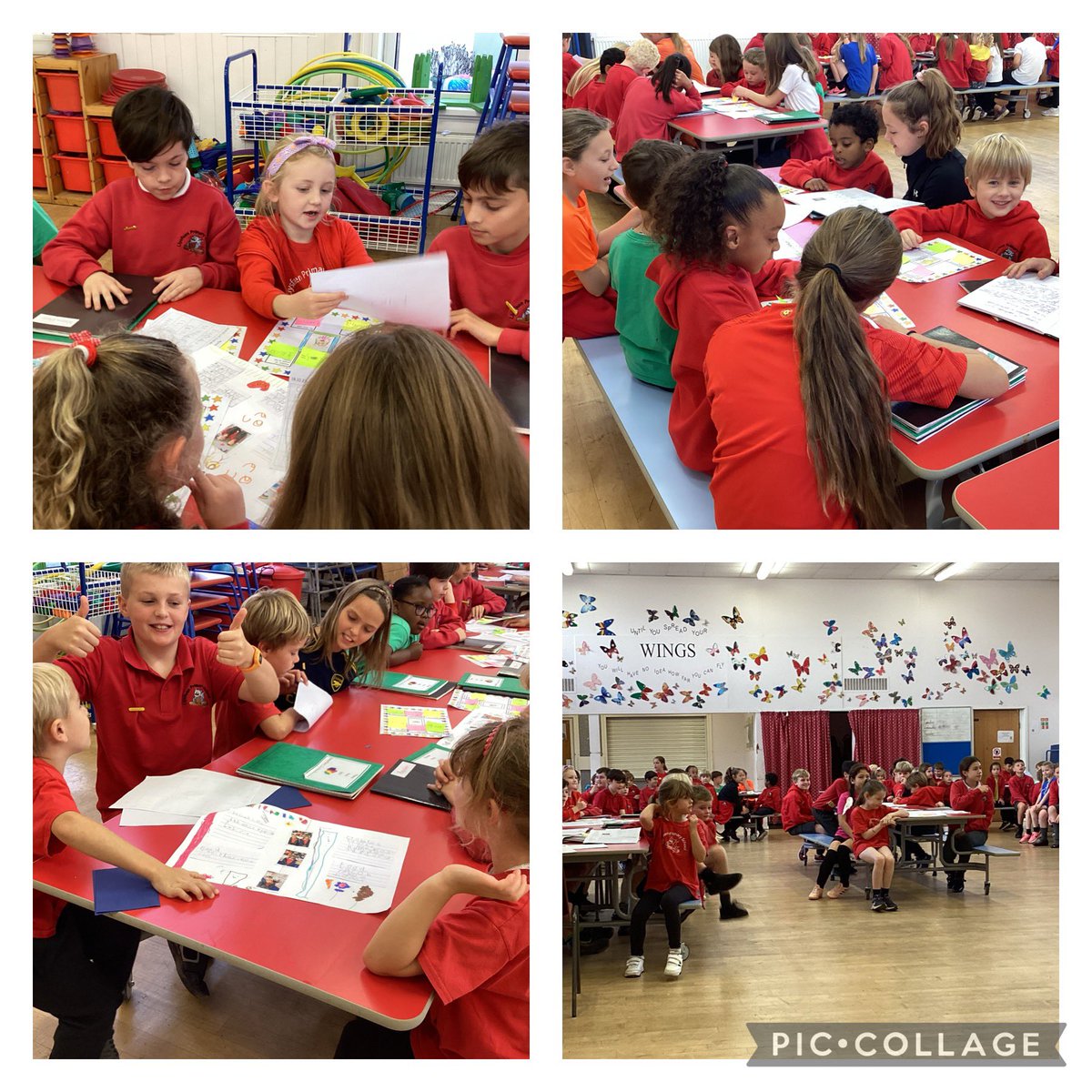 Llysfaen2029's tweet image. A fabulous way to end our Super Me Super You topic in year 1 #1CS #1KP. We shared our learning with @llysfaen2024. Year 6 shared their learning with us too! 

#sharedlearning #sharedtime #ACL