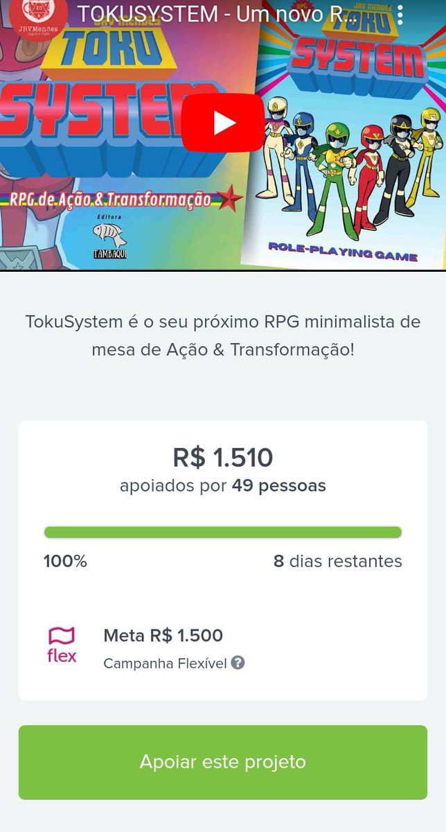 jrvmendes's tweet photo. Batemos a meta, galera! Obrigado a todos que apoiaram e acreditaram nesse trabalho 👊🏼
Ainda tem 8 dias pra quem não apoiou garantir a sua cópia física ou digital em https://t.co/YHh59C5X1X https://t.co/RnrAic17g7
