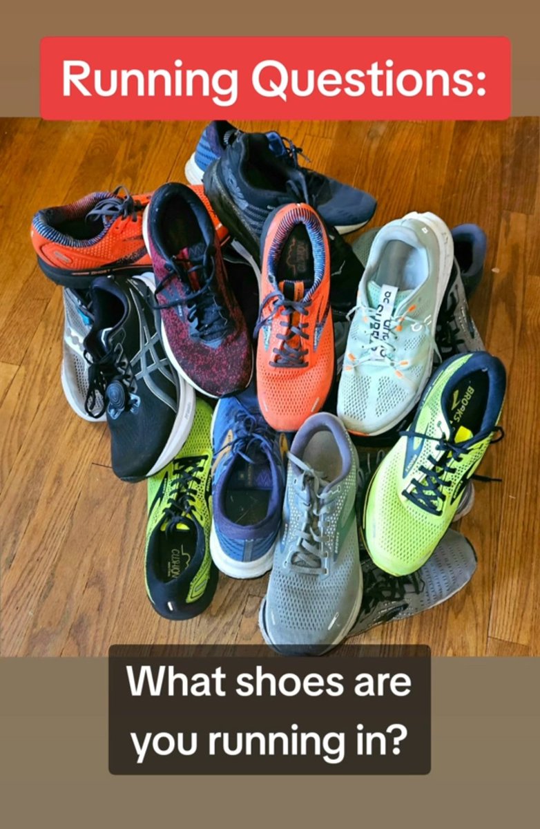 mgiven's tweet photo. Running Questions: What shoes are in your current running rotation? Bonus questions: What was your first running shoe? What is your race day shoe? How long do you get out of a pair of shoes before you retire them? ππββοΈπββοΈπ
#runningshoes #runningquestions #running #runcoachmike https://t.co/Ffrmo3eOiO