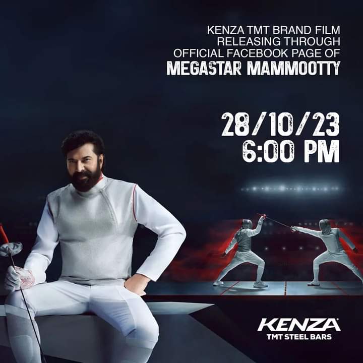 mammukk's tweet photo. Tomorrow at 6pm, catch the official video premiere on Megastar Mammootty's Facebook page.
Stay tuned!
#kenzatmt #steelbars #Mammootty #newadvertisement #brandambasaador https://t.co/33nUzHjS7G