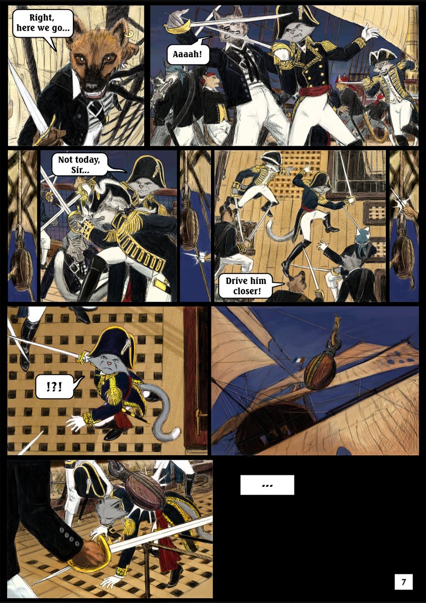 CaptainClaw_net's tweet photo. The second set of Captain Claw (1997) comic pages drew and reimagined by Isabella, inspired from the game's cutscenes. Check out more of her drawings here: https://t.co/L9KRWXdKvU https://t.co/b0PRDUZCqN
