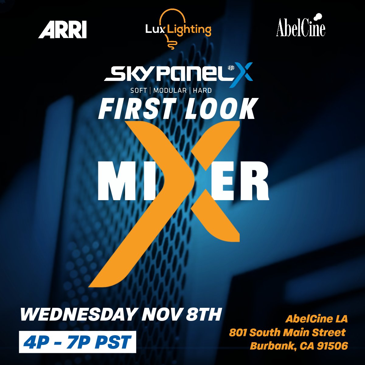 If you happen to be in L.A. we're having a miXer for the SkypanelX. RSVP for your spot to get your first look on EventBrite. See you Wednesday, Nov. 8! RSVP: ow.ly/wQOH50Q1GP6