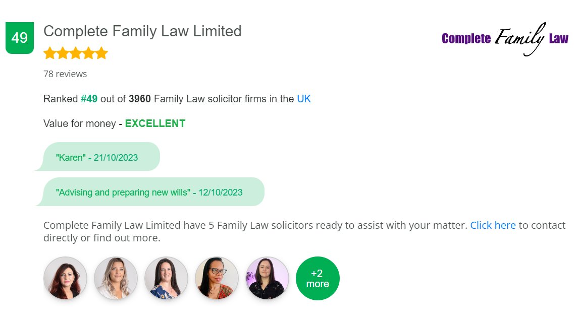 ComFamLaw's tweet photo. We're proud to have reached the milestone of being ranked in the top 50 Family Law firms by @ReviewSolicitor

Visit our website for more about who we are, what we do &amp; what our clients have to say about us https://t.co/xjJmhlf0Xy
#Familylaw #solicitors #sevenoaks #brasted #otford https://t.co/JAHa2FWqId