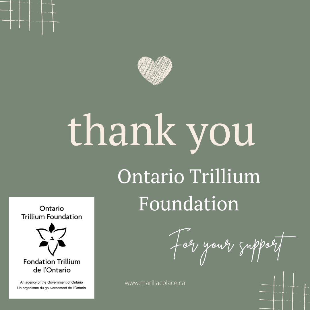 MarillacPlace's tweet photo. A big shoutout to the Ontario Trillium Foundation and the Government of Ontario for the generous grant to @MarillacPlace. This contribution will improve our house for pregnant women and new moms.  #OntarioTrilliumFoundation #communitysupport https://t.co/InzwzqZx8o