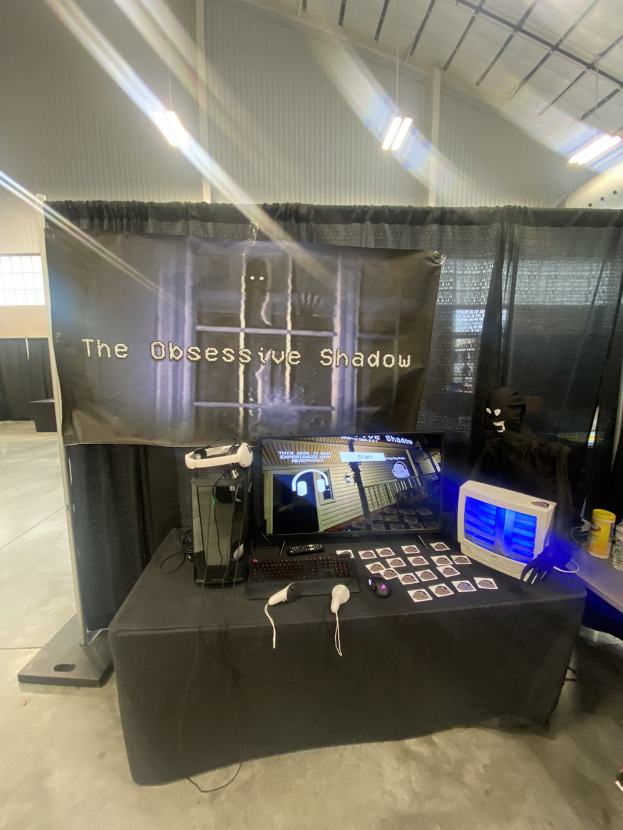 ObsessiveShadow's tweet photo. First day of #musiccitymulticon 2023! Come by and play a new demo of The Obsessive Shadow starting today at 4pm CST! (Oct 27-29) https://t.co/m3SpC46Wyh