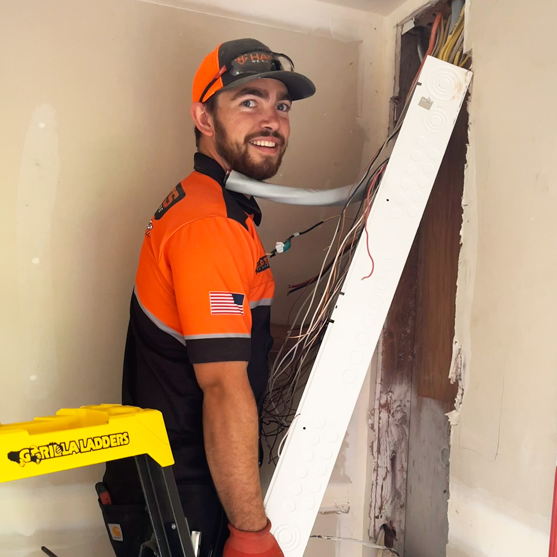Brandon is working hard to serve you today along with the rest of the Harts Crew! It's going to get cold this weekend, make sure your generators are up to the task! For outdoor hose bibs make sure your hose is disconnected and you put the bib covers on. Stay warm friends!
