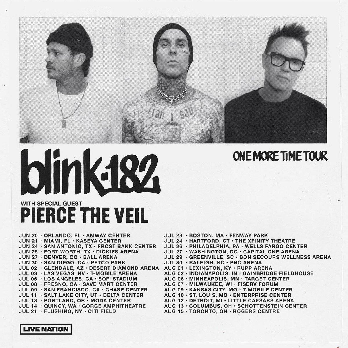 FearlessRecords's tweet photo. Screaming, crying, throwing up 
@piercetheveil | @blink182 
https://t.co/1V0EltiZoc https://t.co/OvgAkBevCF