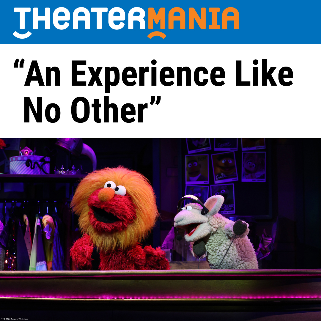 TheaterMania calls Sesame Street the Musical “an experience like no other” ✨ Join the fun & book your tickets at sesamestreetmusical.com