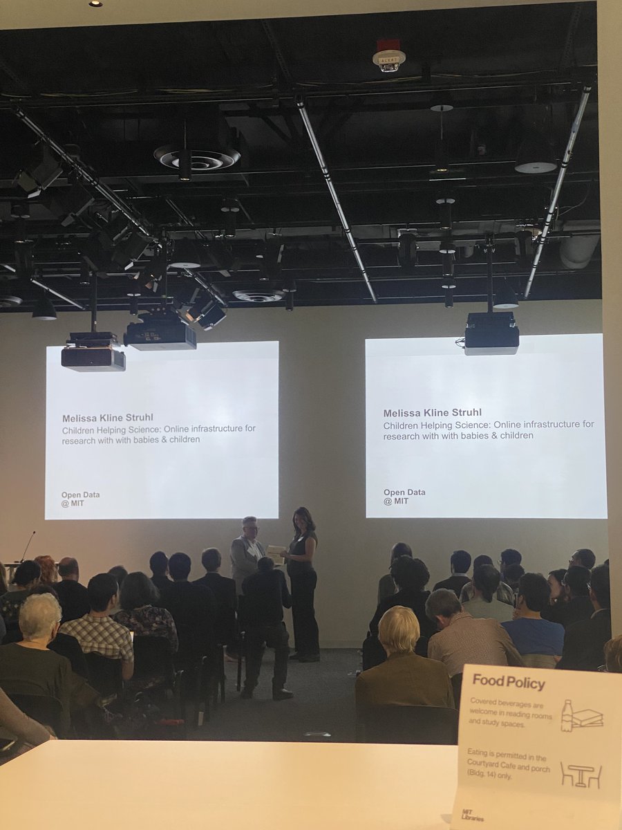 mit_eccl's tweet photo. Congrats to @melissaekline on winning the MIT Prize for Open Data! 🥳 https://t.co/KTiO9ljtiU