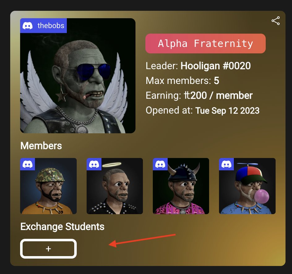 🚨SAFARI SQUAD staking for both Fraternities and Tribes is live!

If you are a <a href="/safarisquadnft/">Safari Squad</a> holder you now can login to our cave cave.hooligansnft.io and look for a Fraternity with vacancies or/and join the Safari Squad Tribe!

Earn HOOLIO in our gamified staking platform🛖