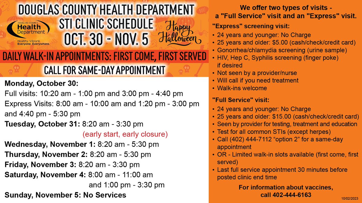 HealthDouglasCo's tweet photo. At-home testing kits are still available! Our clinic is located at 1111 South 41st Street, Omaha NE
https://t.co/QpfqSzpHFg

#STIs @NEDHHS @omaha_scanner @DCHDSTD @Lobo977FM https://t.co/5kAa7FW9N6